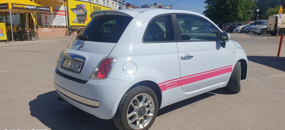 Fiat 500 cena 22500 przebieg: 172970, rok produkcji 2009 z Kielce małe 79